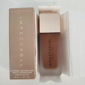 Anastasia Matte Foundation Dark Skin Impeccable Blurring 2nd Skin NEW IN BOX